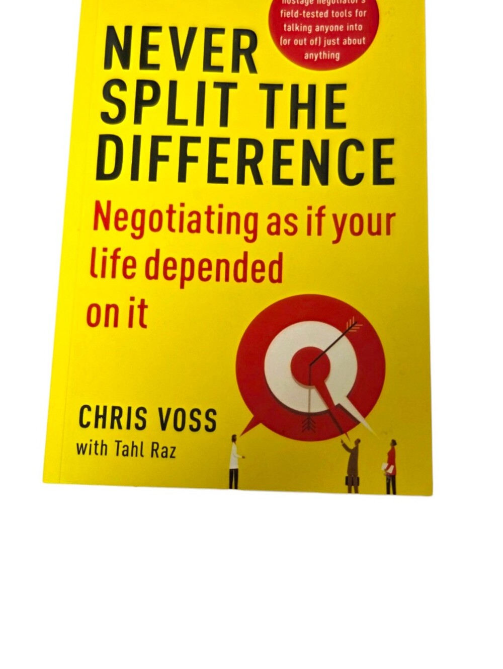 Never Split the Difference Chris Voss Paperback Negotiation Business Book